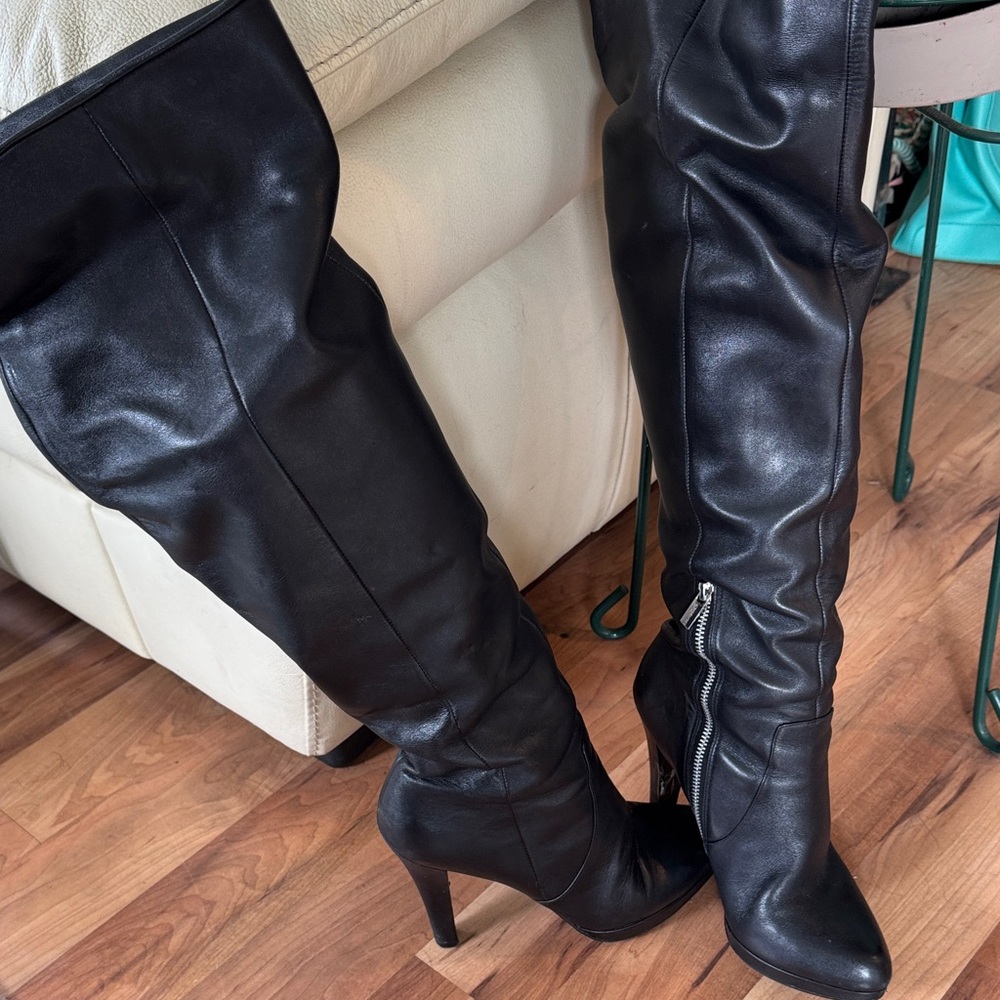 MICHAEL Michael Kors Black Over the Knee Boots